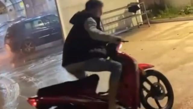 Drift yapan motosiklet s�r�c�lerine ceza ya�d�