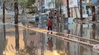 Cibaliye Mülteci Kampı su altında kaldı