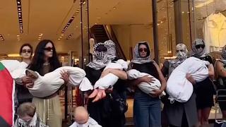 Filistin destekçileri, Melbourne'de Zara'yı protesto etti