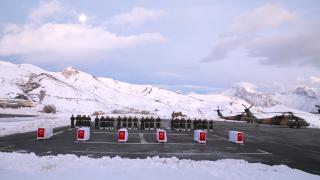 Irak'ın kuzeyinde şehit olan 6 asker için Hakkari'de tören düzenlendi
