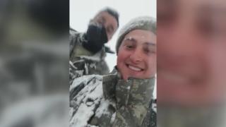 Şehit Karaca'nın komutanıyla duygulandıran görüntüsü