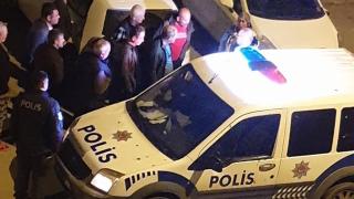 Antalya'da araçlara zarar veren şüpheliye meydan dayağı