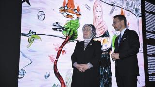 "Kurşun Geçirmez Düşler: Gazzeli Çocuk Ressamlar Sergisi" açıldı