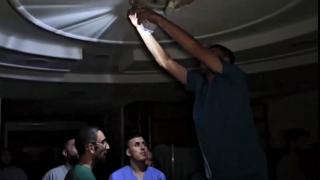 Gazze'deki kampta 86 gün sonra ilk kez ışıklar yandı