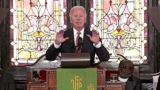 Biden'ın konuşması, Gazze için "şimdi ateşkes" sloganlarıyla bölündü