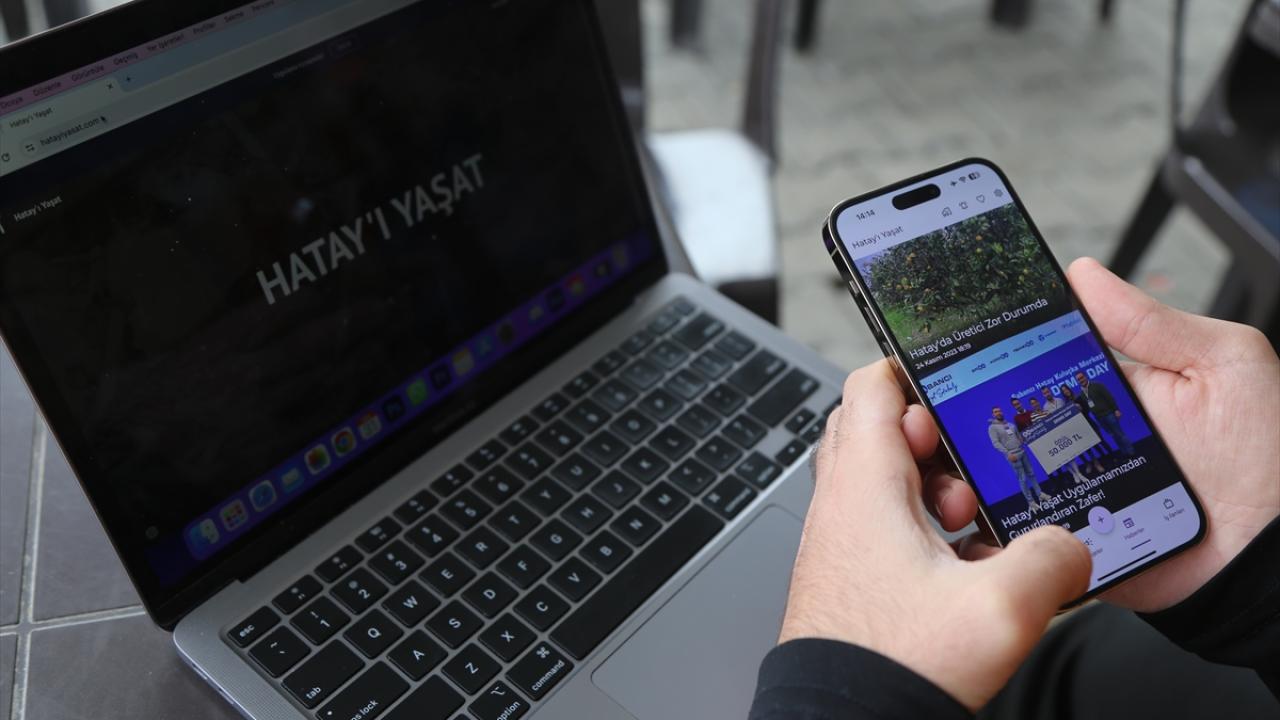 Hataylı depremzede kentteki dayanışmaya katkı için mobil uygulama geliştirdi