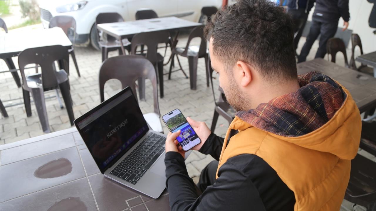 Hataylı depremzede kentteki dayanışmaya katkı için mobil uygulama geliştirdi