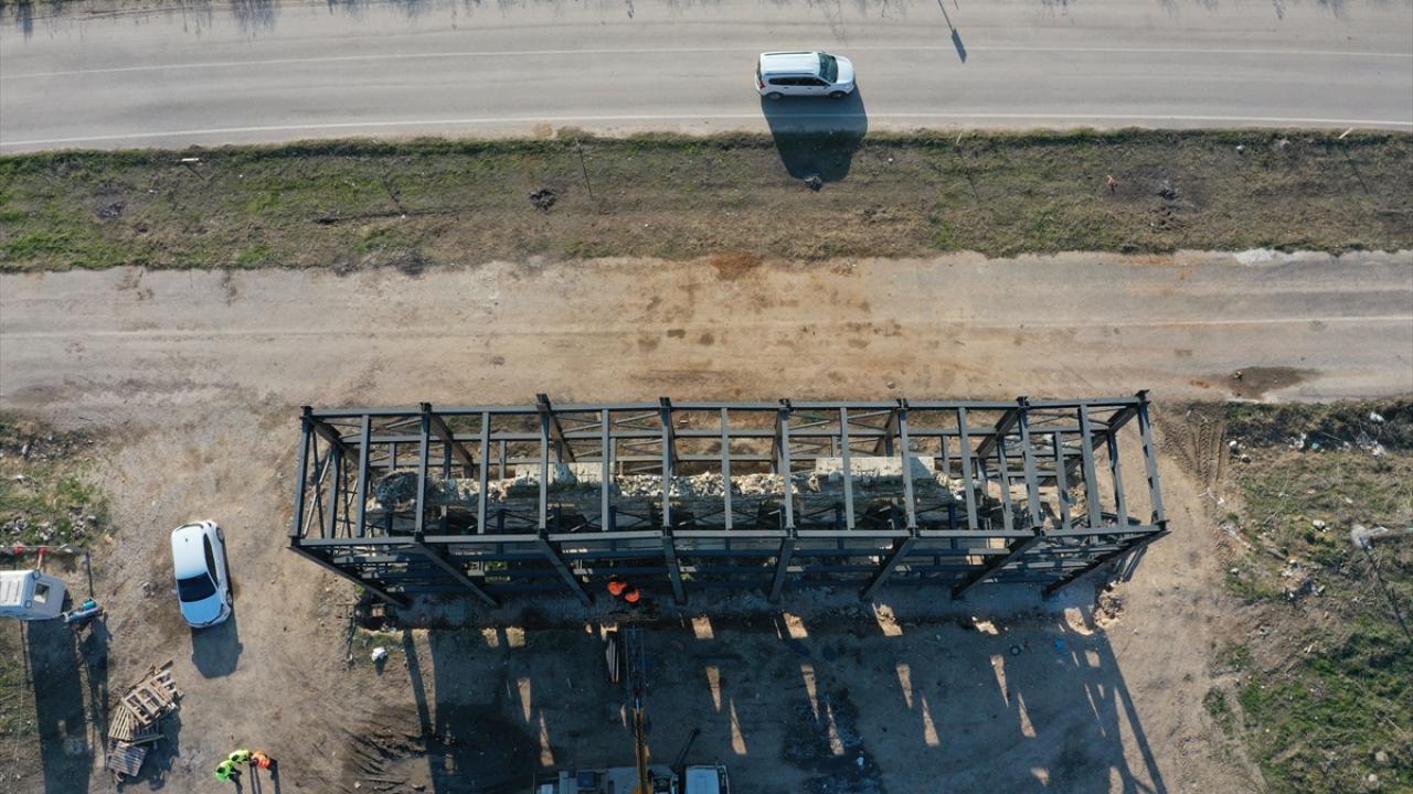 Asker Hastanesi duvarına 58 ton çelikle koruma