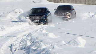 Togg 20 santimetre karda test edildi