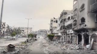 Gazze'nin kuzeyindeki yıkım görüntülendi