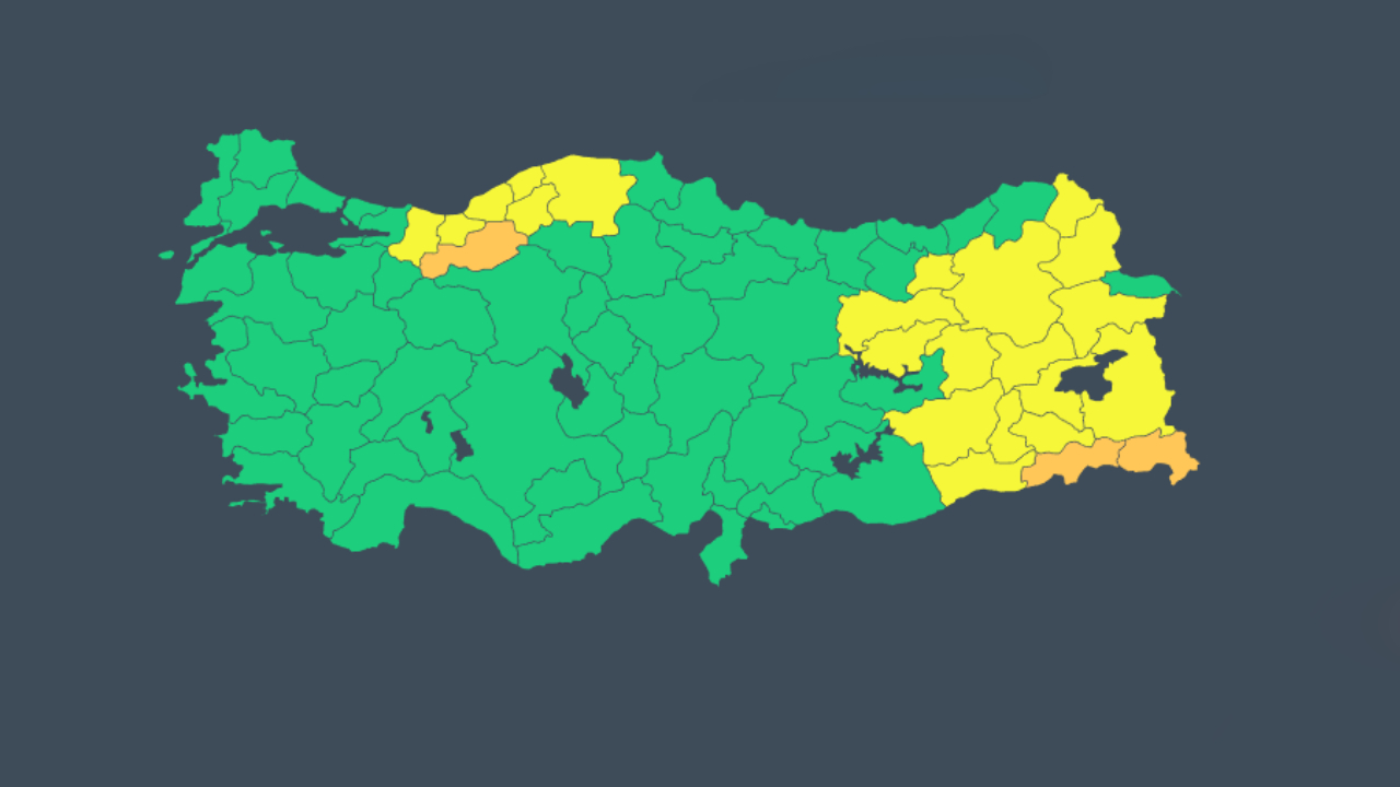 İşte uyarı yapılan iller... 