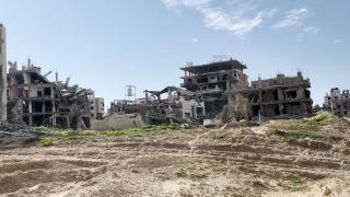 İsrail'in Gazze’de çekildiği bölgelerde bıraktığı yıkım görüntülendi