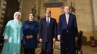 Cumhurbaşkanı Erdoğan, İmam Şafi Türbesi'ni ziyaret etti