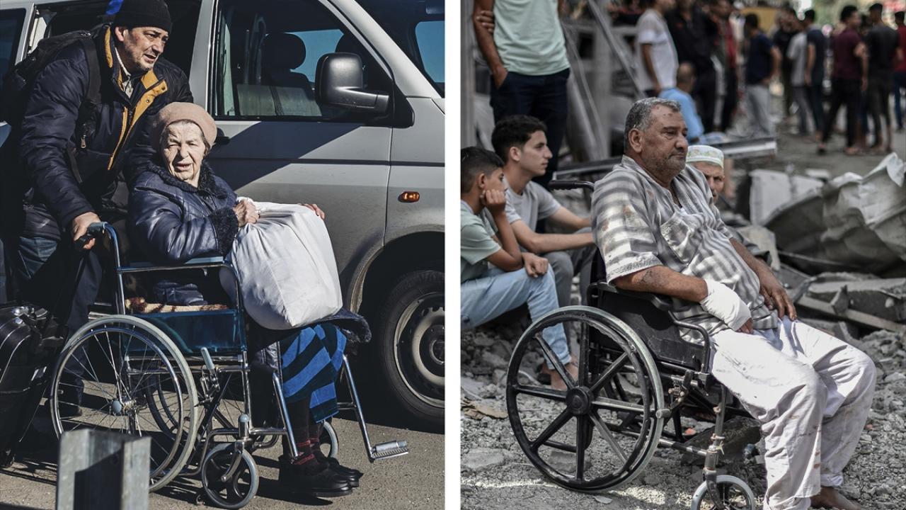 AA, Gazze ve Ukrayna`daki sivillerin durumunu görüntülüyor