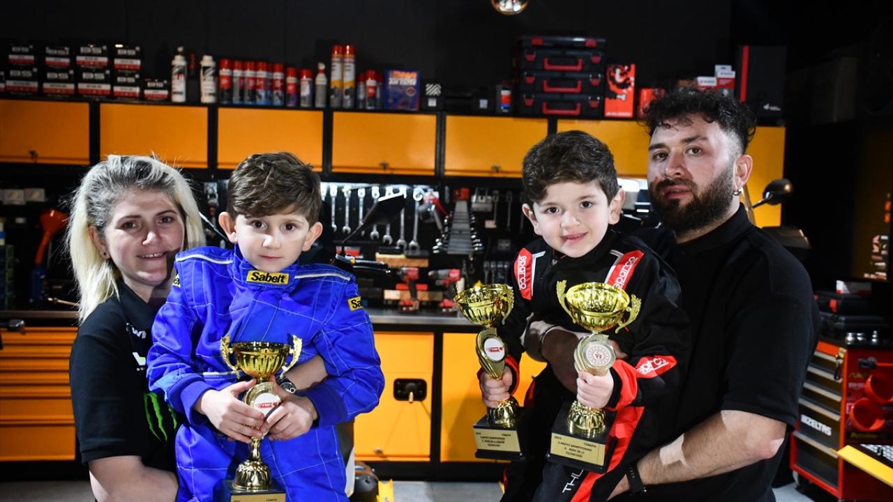 İlk yarışta dereceye giremeyince üzüldü, ikincisinde kardeşini geçerek 2`nci oldu