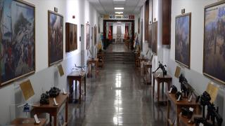 MSÜ Kara Harp Okulu sergi salonu kapılarını TRT Haber'e açtı