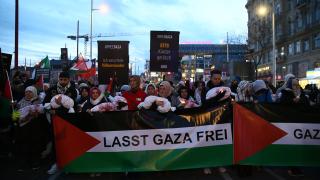 Avusturya’da Filistinliler için "hüzün yürüyüşü" yapıldı
