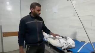 Gazzeli babanın kızına vedası...