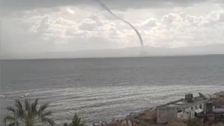 Marmara Denizi'nde hortum oluştu