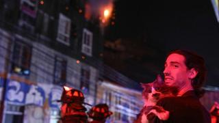 Şili'de orman yangınları kırmızı alarma sebep oldu