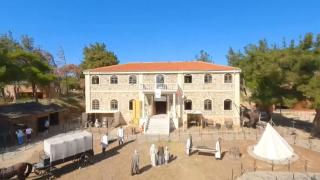 Gelibolu'daki Sıhhiye Müzesi FPV dronla görüntülendi