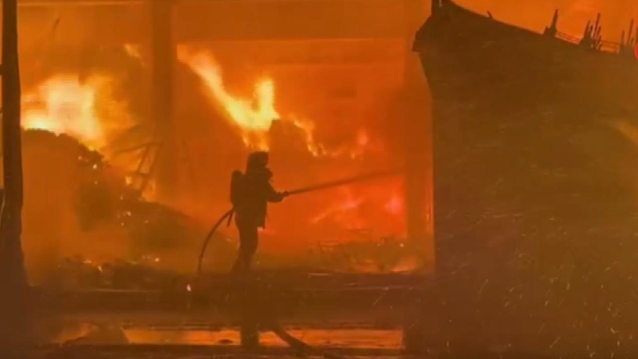 Sinop’ta bungalov ev atölyesinde yangın çıktı