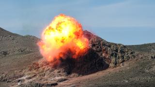 Kış tatbikatında hedefler tam isabetle vuruldu