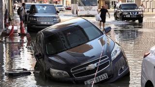 Dubai'de rekor yağışların ardından...