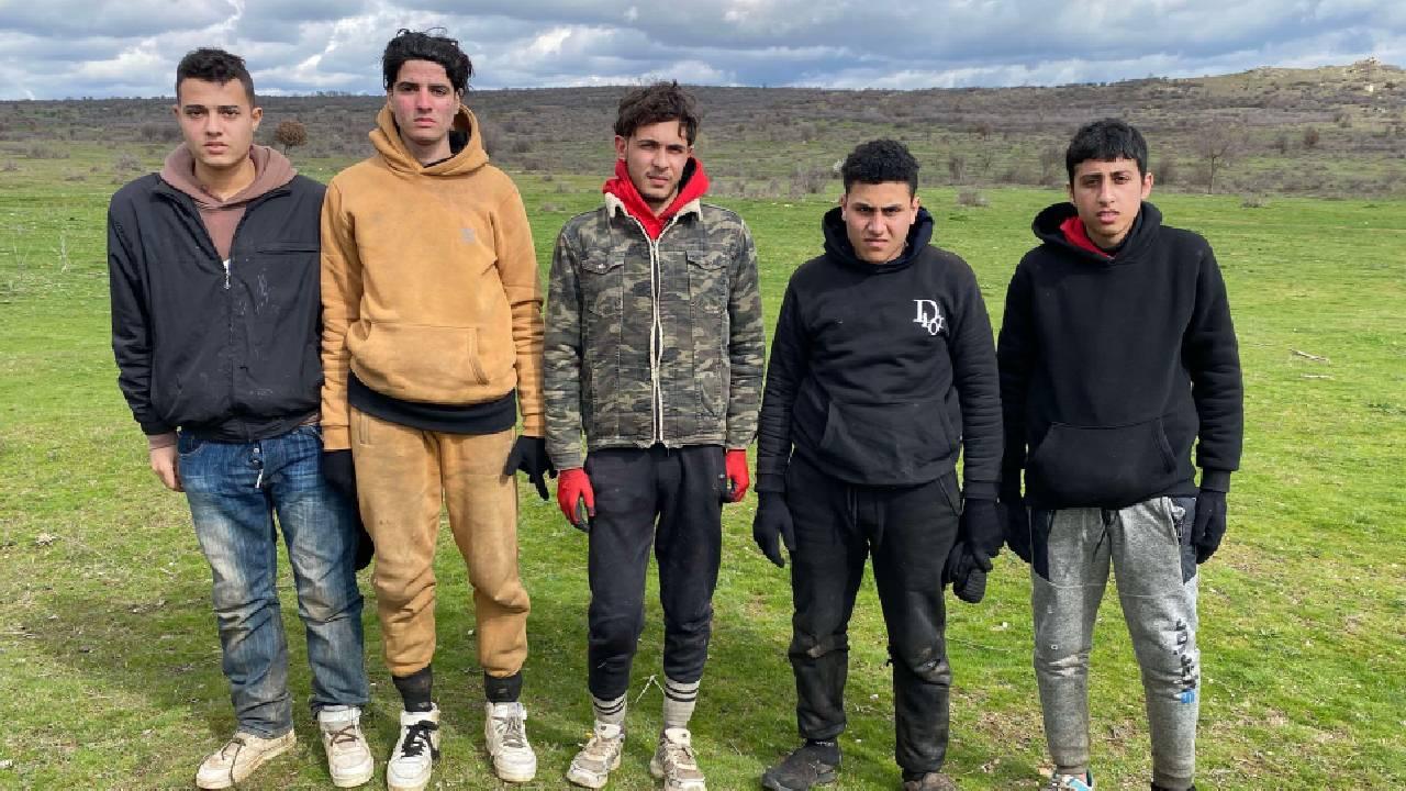 Edirne'de 5 düzensiz göçmen yakalandı