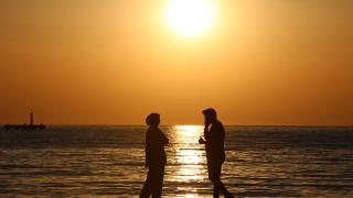 Kuşadası'nda gün batımı