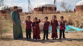 Hazar Denizi’nin yanı başındaki Türkmenistan