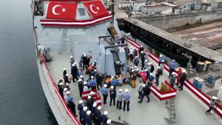 İlk milli deniz topu, liman ve deniz testlerine hazır hale getirildi