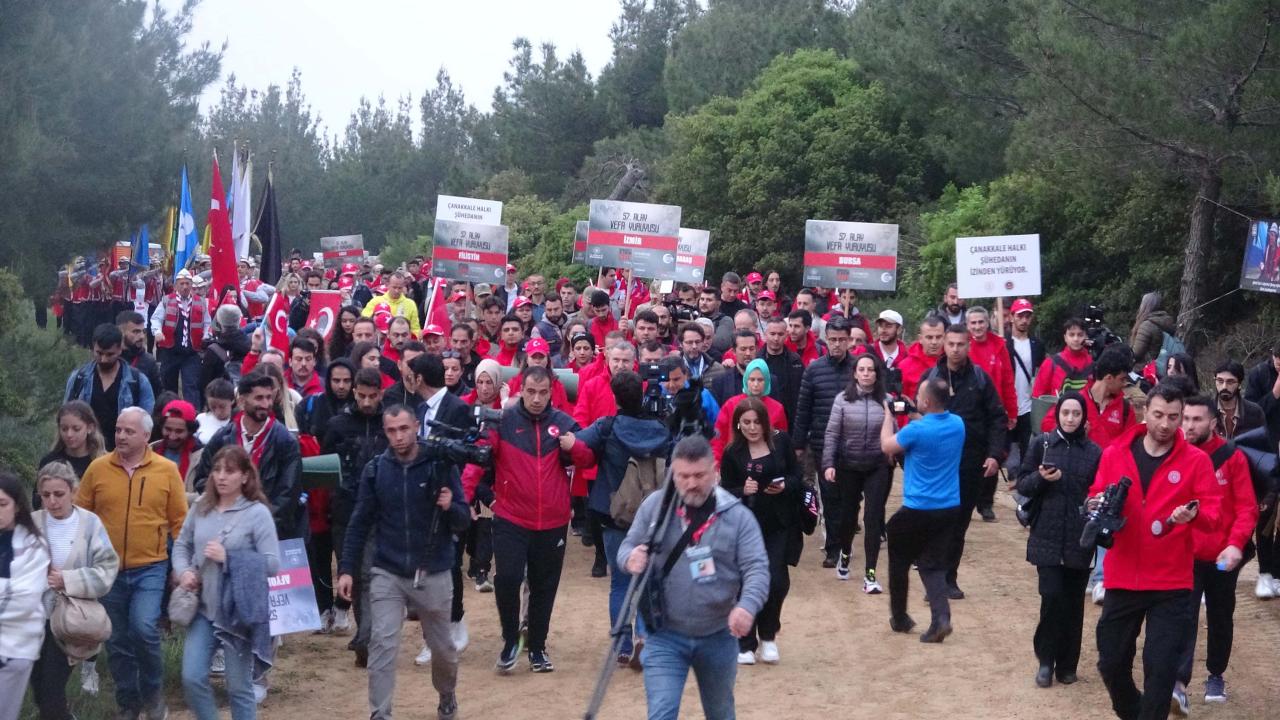 Yürüyüş Conkbayırı`nda sona erdi