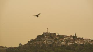 Başkentte toz taşınımı