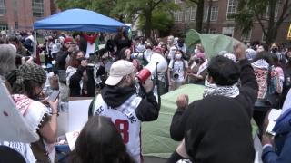 ABD'de Filistin'e destek gösterilerine akademisyenler de katılıyor