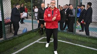 Bakan Işıkhan sendika temsilcileriyle maç yaptı