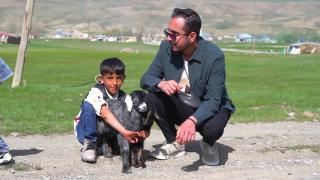 Oğlağını öğretmenine gösteren Umut, TRT Haber'e konuştu