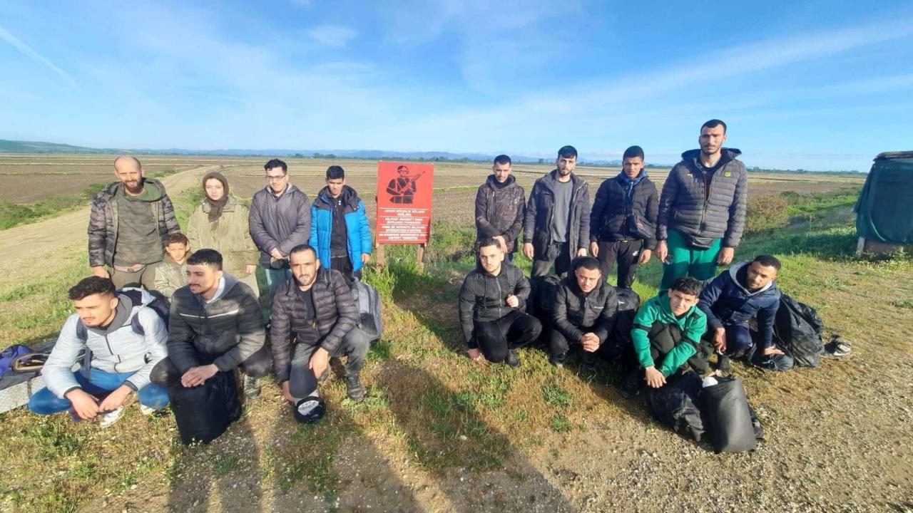 Trakya'da 39 düzensiz göçmen yakalandı
