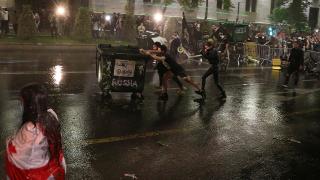 Gürcistan'da protestolar çatışmaya dönüştü