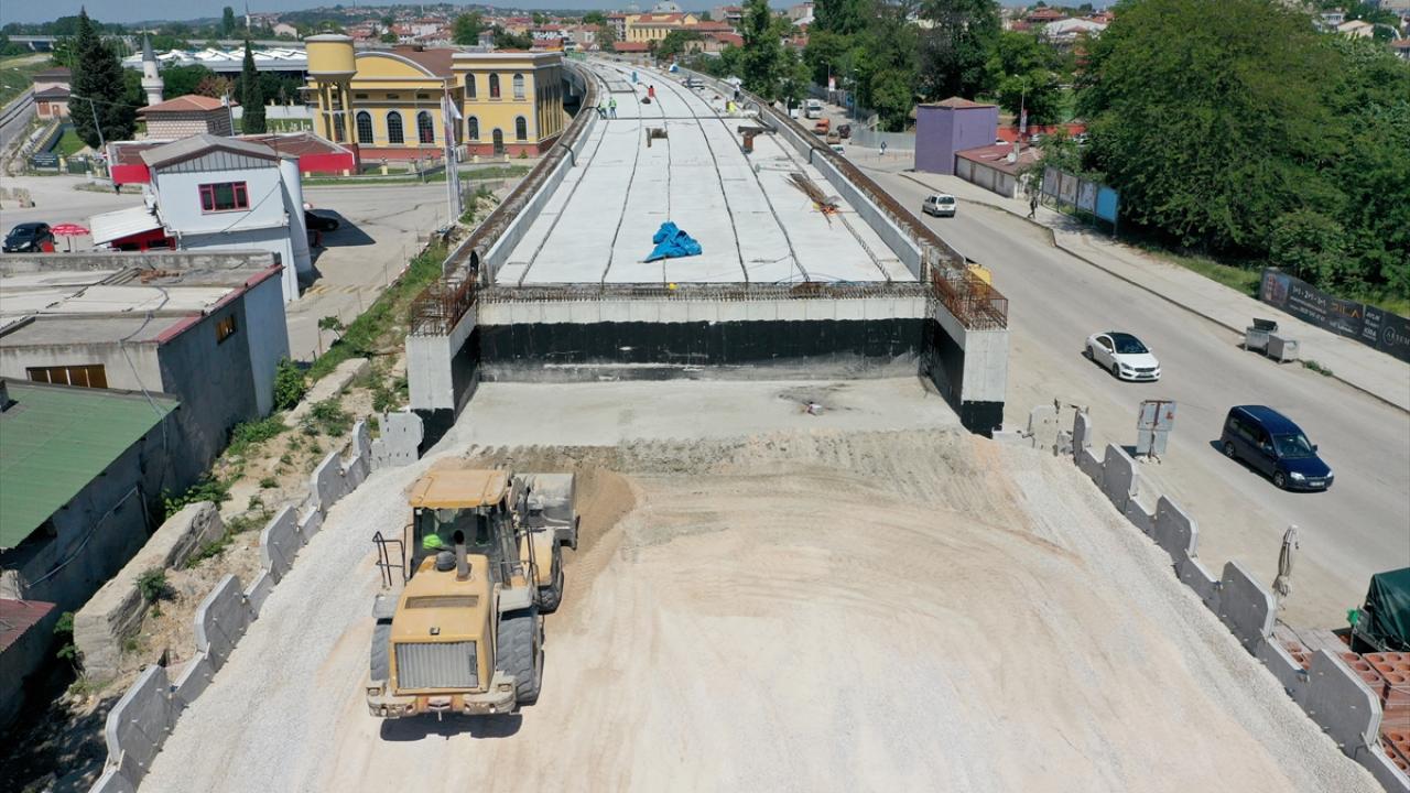 Hızlı Tren Projesi'nin Edirne kent merkezi çalışmaları gelecek ay tamamlanacak