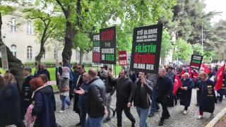Üniversitelerde Gazze'ye destek yürüyüşleri