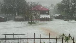 Karabük'ü dolu vurdu, tarım arazileri zarar gördü