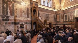 Kariye Camii'nde 79 yıl sonra ilk kez cuma namazı kılındı