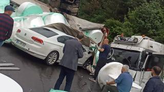 Adana'da 7 kişinin yaralandığı kaza kamerada