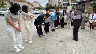 Konyalı Kore gazisine Seul'den ziyaretçi sürprizi