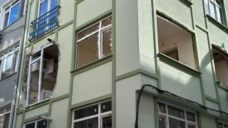 Beşiktaş'taki doğal gaz patlaması kamerada