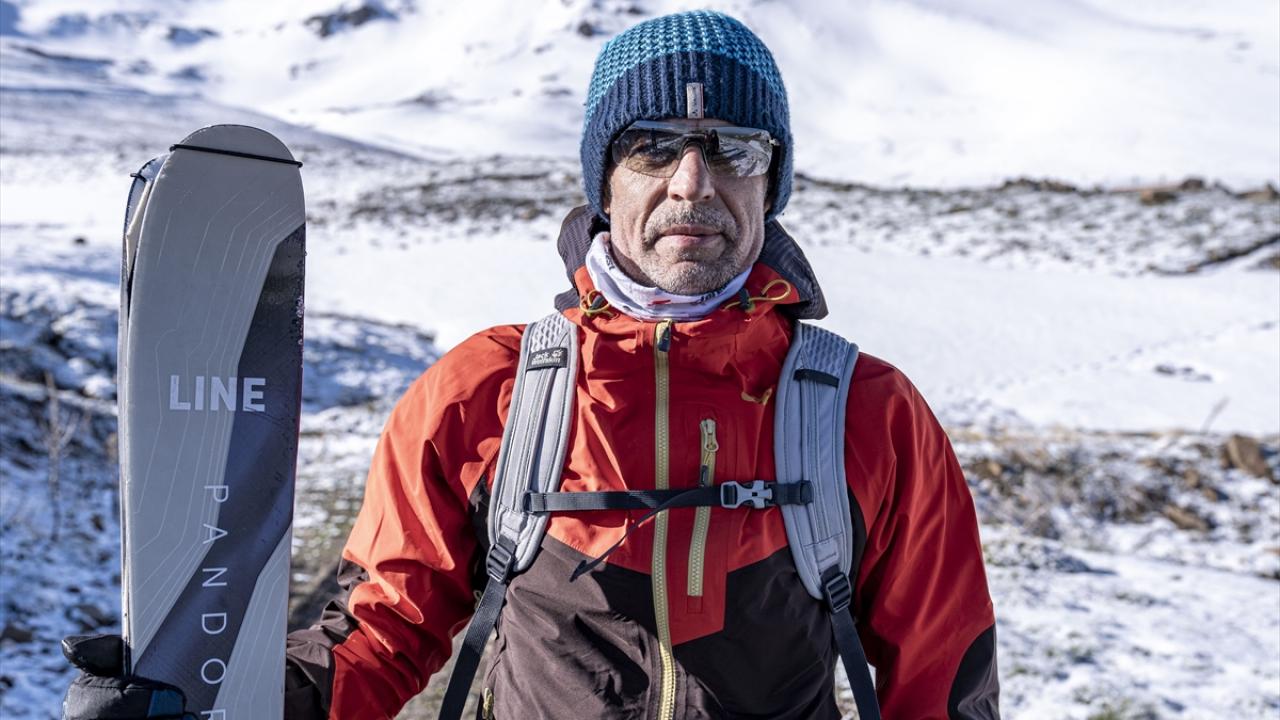 "Kayak merkezinin bir tarafı yemyeşil diğer tarafı karla kaplı"