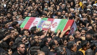 İran Dışişleri Bakanı Hüseyin Emir Abdullahiyan'ın cenaze töreni