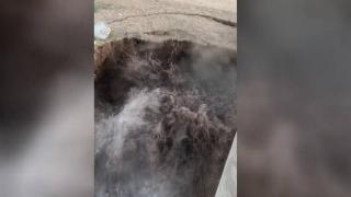 Konya'da obruk oluşumunu görüntülerken yaşadığı korku dolu anları anlattı