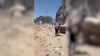 İsrail, hasar almış evlerine dönen Filistinlilere ateş açtı